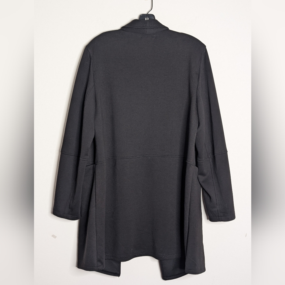 Max Studio Womens Scuba Jacket Black XL - Picture 6 of 10